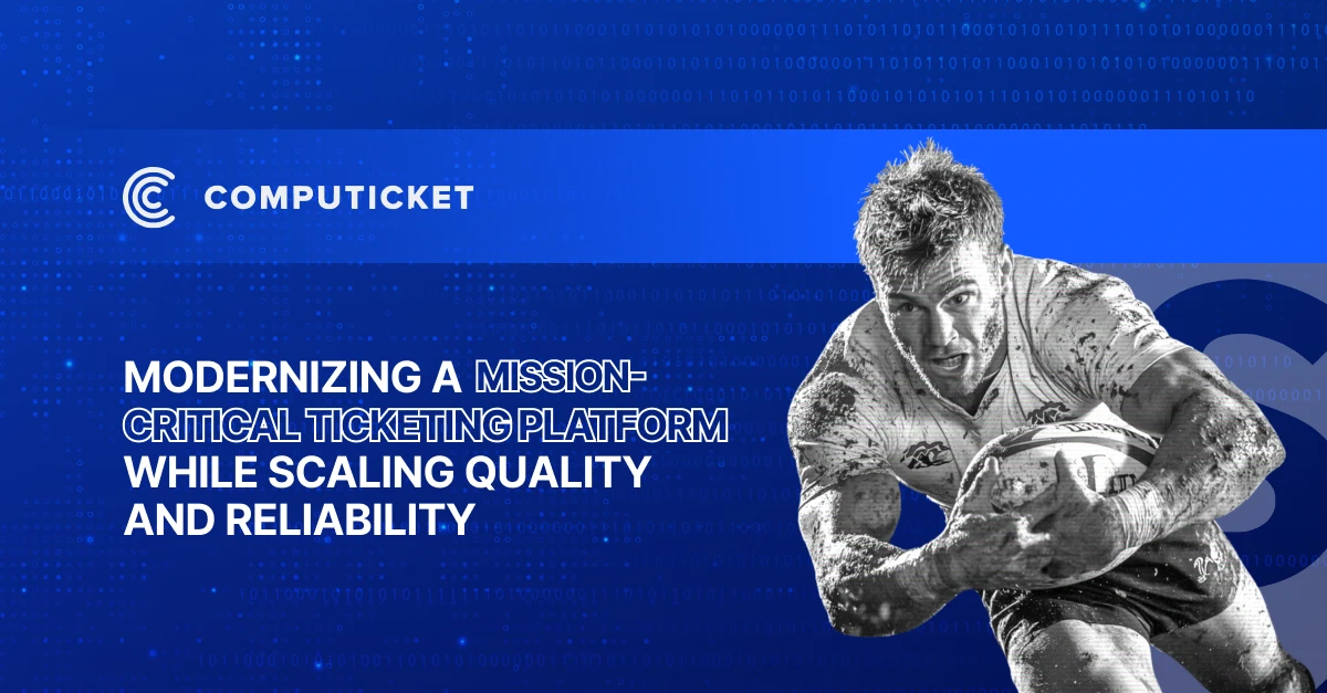 Computicket: modernizing an enterprise ticketing platform
