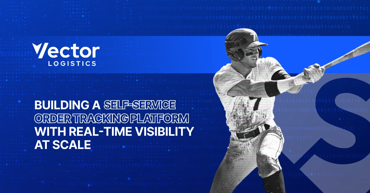 Vector Logistics self-service order tracking platform built by Scrums.com